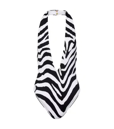 Balmain Zebra-print swimsuit | Thumbnail 1