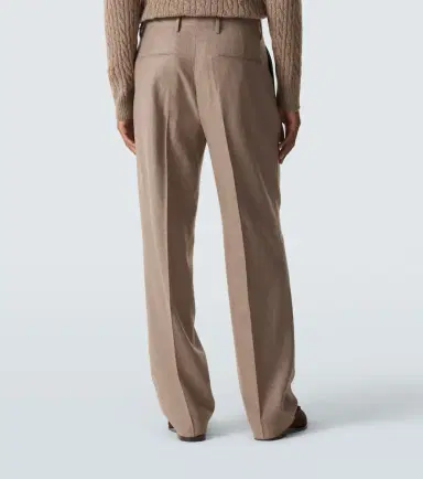 Loro Piana Buxton virgin wool straight pants | Thumbnail 6