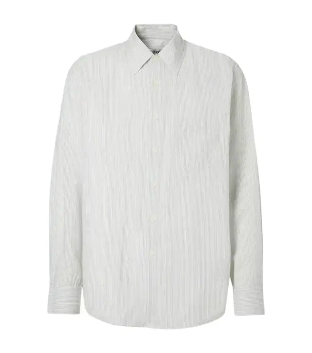 Our Legacy Above striped cotton-blend shirt