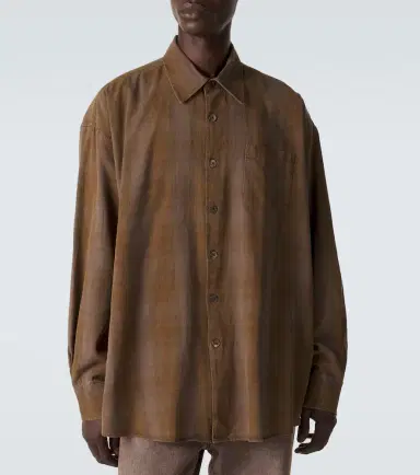Our Legacy Borrowed checked cotton shirt | Thumbnail 2 Our Legacy Borrowed checked cotton shirt | Thumbnail 2