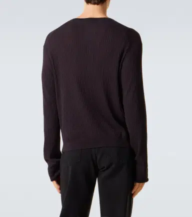 Our Legacy Fine Henley ribbed-knit cotton sweater | Thumbnail 2
