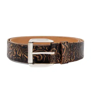 Our Legacy 40mm paisley leather belt | Thumbnail 1