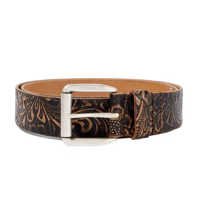 Our Legacy 40mm paisley leather belt