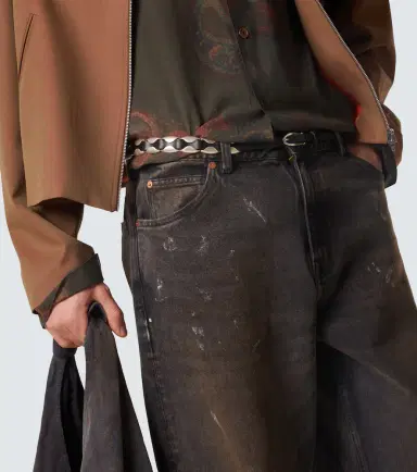 Our Legacy Billow studded leather belt | Thumbnail 3