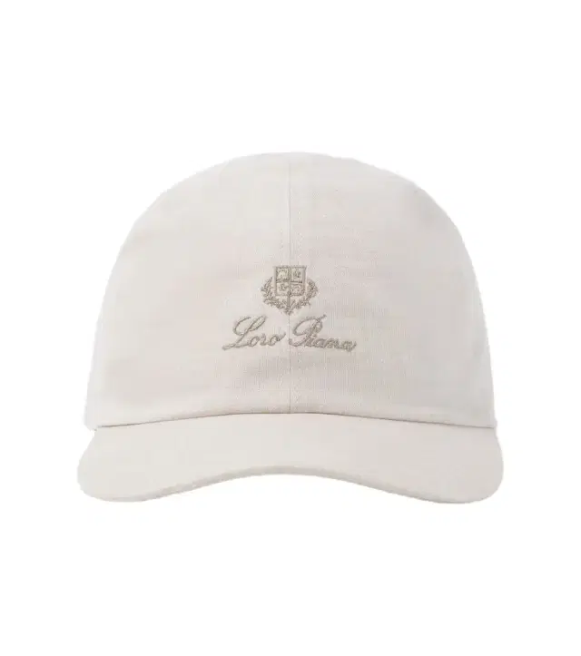 Loro Piana Logo linen baseball cap