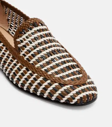 Veronica Beard Prilla woven leather loafers | Thumbnail 3