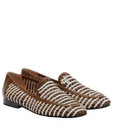 Veronica Beard Prilla woven leather loafers | Thumbnail 1