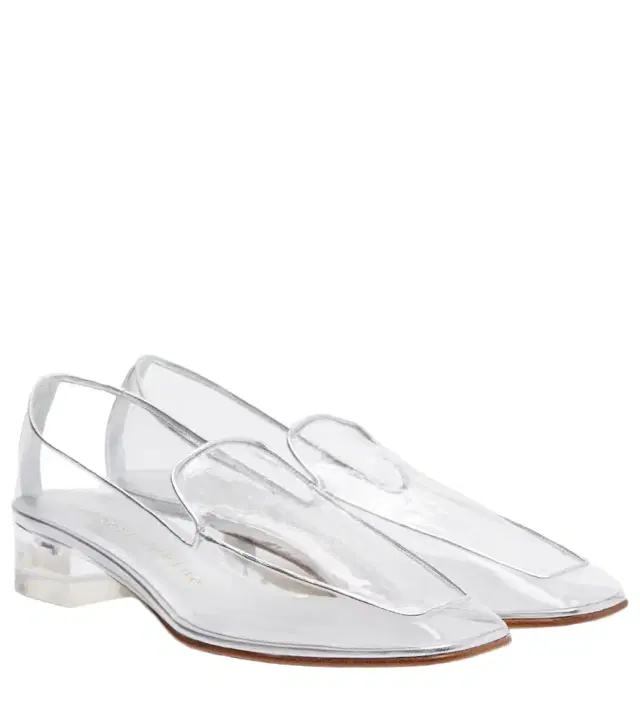 Herbert Levine Clear The Air 30 PVC loafer pumps
