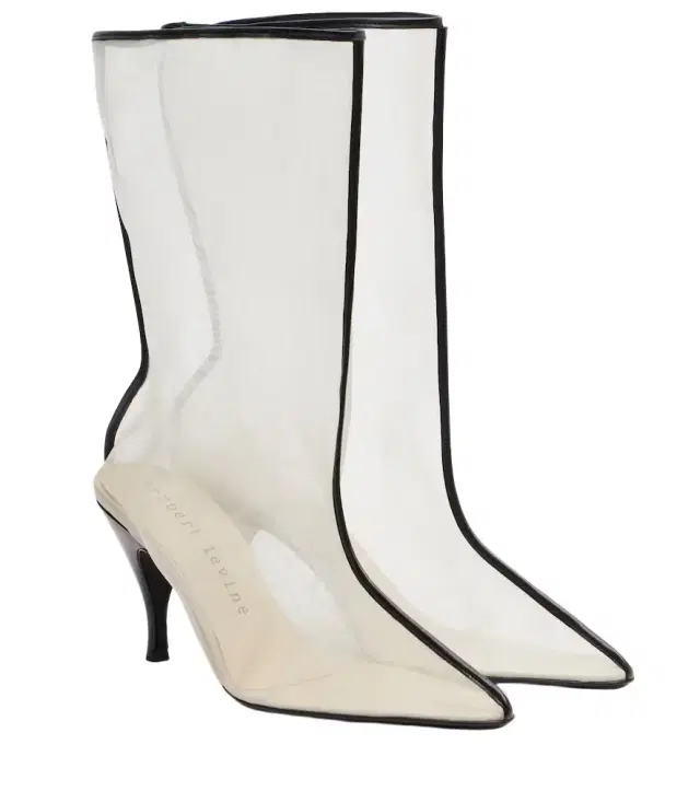 Herbert Levine Drawing A Blank 85 mesh mid-calf boots