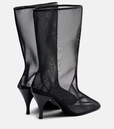 Herbert Levine Drawing A Blank 80 mesh mid-calf boots | Thumbnail 3
