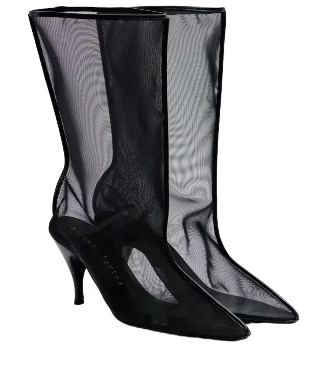 Drawing A Blank 80 mesh mid-calf boots