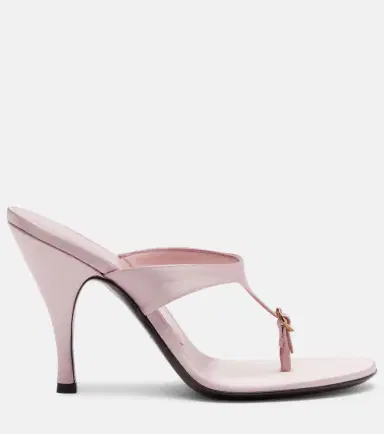 Herbert Levine Kiss And Tell embellished satin thong sandals | Thumbnail 4 Herbert Levine Kiss And Tell embellished satin thong sandals | Thumbnail 4
