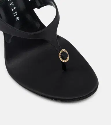 Herbert Levine Kiss And Tell satin thong sandals | Thumbnail 4 Herbert Levine Kiss And Tell satin thong sandals | Thumbnail 4