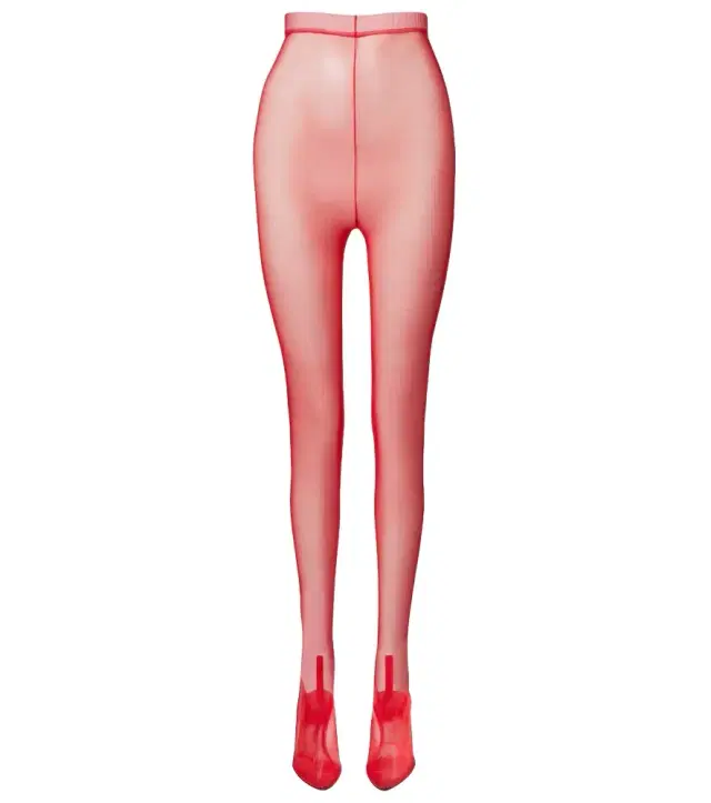 Herbert Levine Sheer Perfection mesh over-the-knee boots
