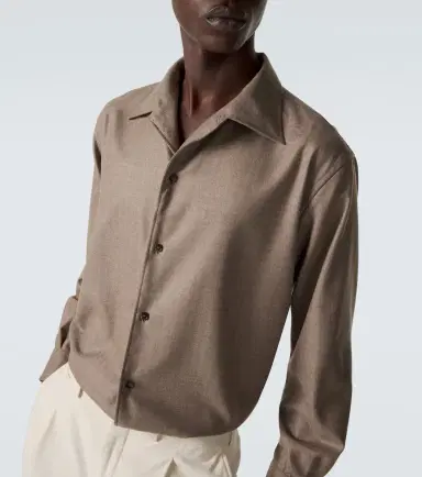 Loro Piana Franco virgin wool shirt | Thumbnail 4