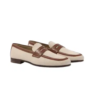 Church's Leather-trimmed loafers | Thumbnail 1 Church's Leather-trimmed loafers | Thumbnail 1