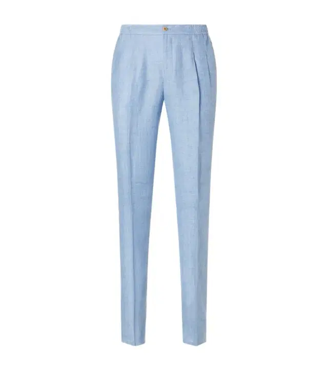 Linen slim pants