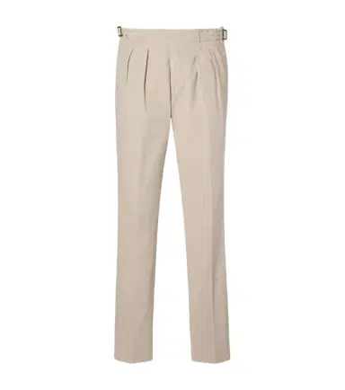 Rubinacci Manny cotton twill tapered pants | Thumbnail 1
