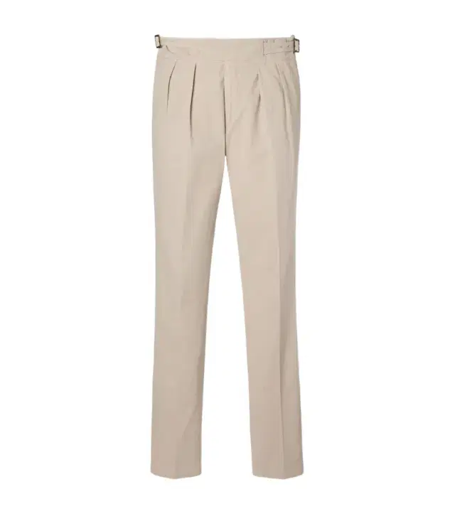 Manny cotton twill tapered pants