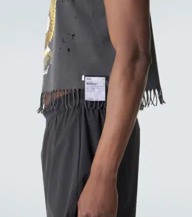 Satisfy othTech cropped cotton jersey tank top | Thumbnail 3