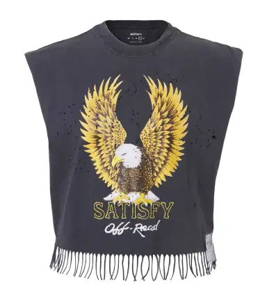Satisfy othTech cropped cotton jersey tank top | Thumbnail 1