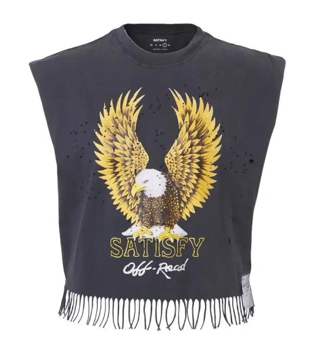 Satisfy othTech cropped cotton jersey tank top