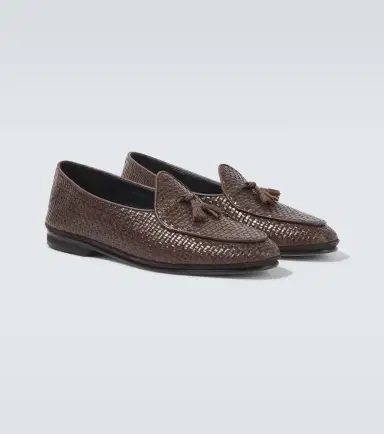 Rubinacci Marphy woven leather loafers | Thumbnail 2
