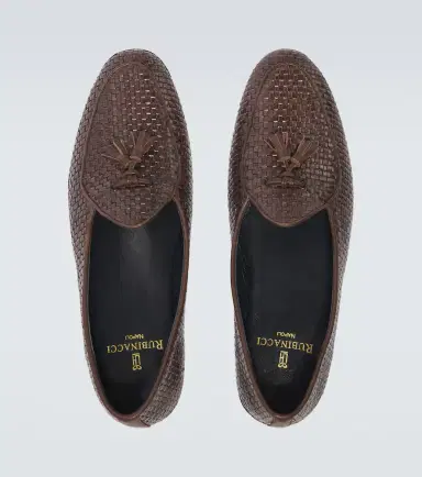 Rubinacci Marphy woven leather loafers | Thumbnail 5
