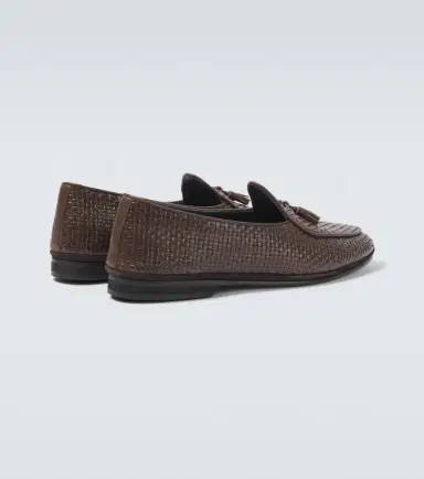 Rubinacci Marphy woven leather loafers | Thumbnail 6