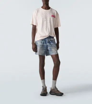 Satisfy Mothtech distressed cotton jersey T-shirt | Thumbnail 5