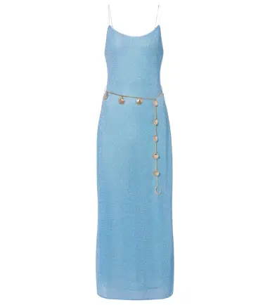 Oséree Oséree Lumière belted maxi dress | Thumbnail 1 Oséree Oséree Lumière belted maxi dress | Thumbnail 1