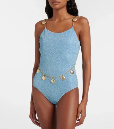 Oséree Oséree Lumière embellished swimsuit | Thumbnail 2 Oséree Oséree Lumière embellished swimsuit | Thumbnail 2