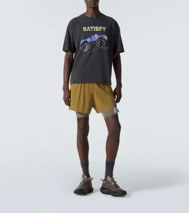 Satisfy othTech distressed cotton jersey T-shirt | Thumbnail 2