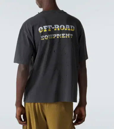 Satisfy othTech distressed cotton jersey T-shirt | Thumbnail 4