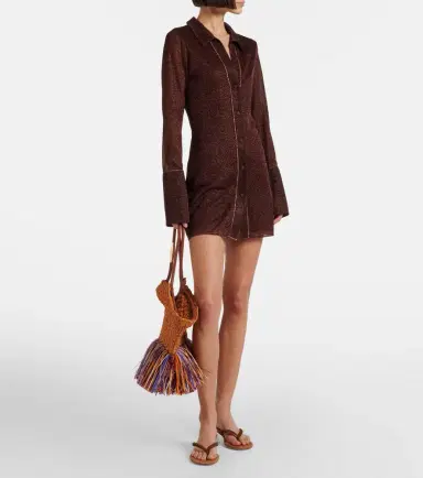 Oséree Oséree Lumière shirt dress | Thumbnail 5