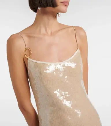 Oseree Oséree Marylin sequined maxi dress | Thumbnail 2