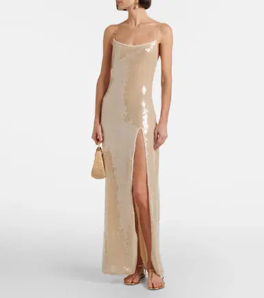 Oseree Oséree Marylin sequined maxi dress | Thumbnail 3