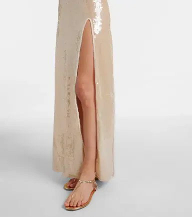 Oseree Oséree Marylin sequined maxi dress | Thumbnail 5