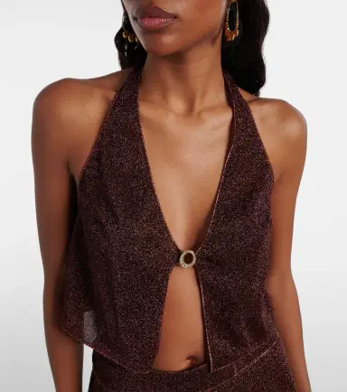 Oséree Oséree Lumière crop top | Thumbnail 4 Oséree Oséree Lumière crop top | Thumbnail 4