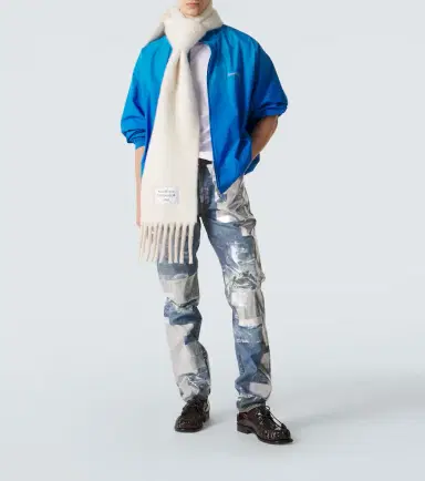 Acne Studios Logo cotton and hemp jersey T-shirt | Thumbnail 3