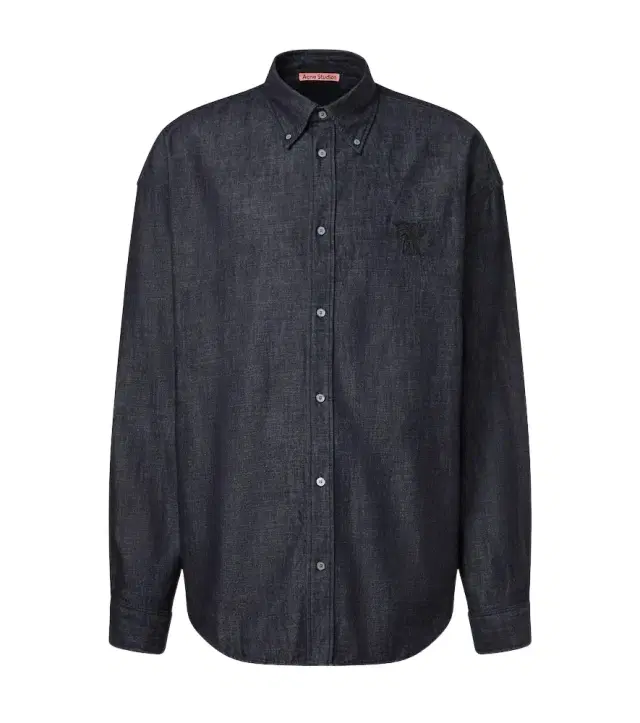 Embroidered denim shirt