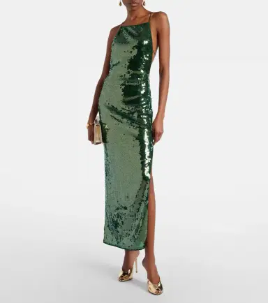 Oséree Oséree Marylin sequined maxi dress | Thumbnail 2