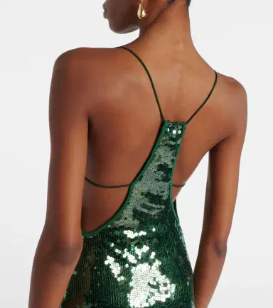 Oséree Oséree Marylin sequined maxi dress | Thumbnail 3