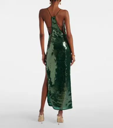 Oséree Oséree Marylin sequined maxi dress | Thumbnail 5