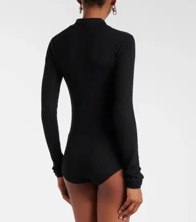 The Frankie Shop Solana wool, silk, and cashmere bodysuit | Thumbnail 3 The Frankie Shop Solana wool, silk, and cashmere bodysuit | Thumbnail 3