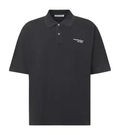 Acne Studios Cotton piqué polo shirt | Thumbnail 1