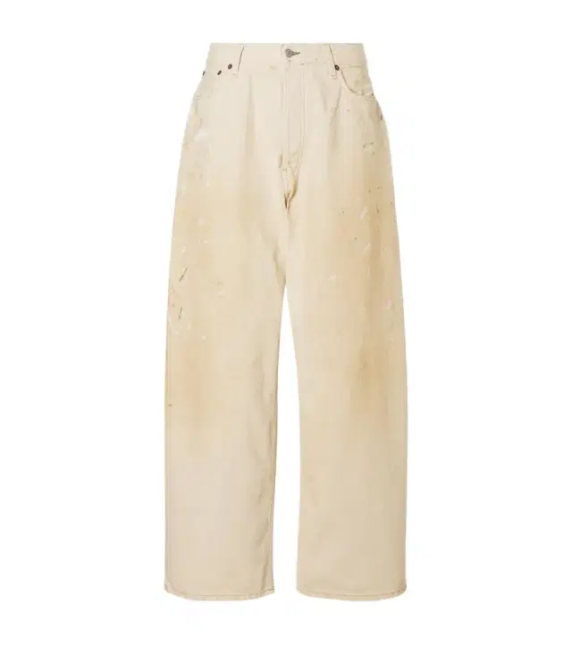 2023 distressed wide-leg jeans