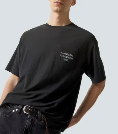 Acne Studios Cotton and hemp T-shirt | Thumbnail 4 Acne Studios Cotton and hemp T-shirt | Thumbnail 4