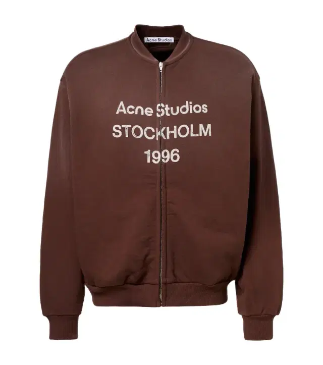 Logo cotton-blend zip-up sweatshirt
