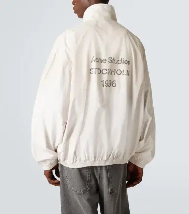 Acne Studios Logo cotton poplin bomber jacket | Thumbnail 2 Acne Studios Logo cotton poplin bomber jacket | Thumbnail 2